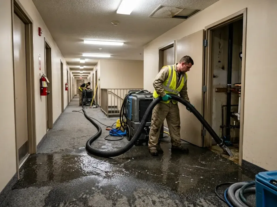 multi-unit-apartment-hallway-f-005 — frequently asked questions, Emergency Burst Pipe Water Extraction & Removal in Salem, IN